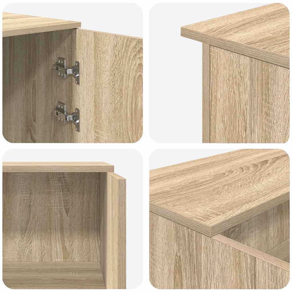 Empfangstheke Sonoma-Eiche 200x50x103,5 cm Holzwerkstoff