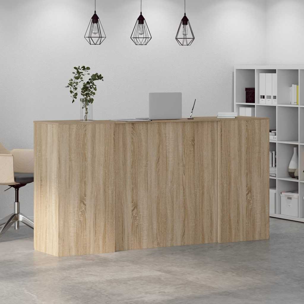 Empfangstheke Sonoma-Eiche 200x50x103,5 cm Holzwerkstoff