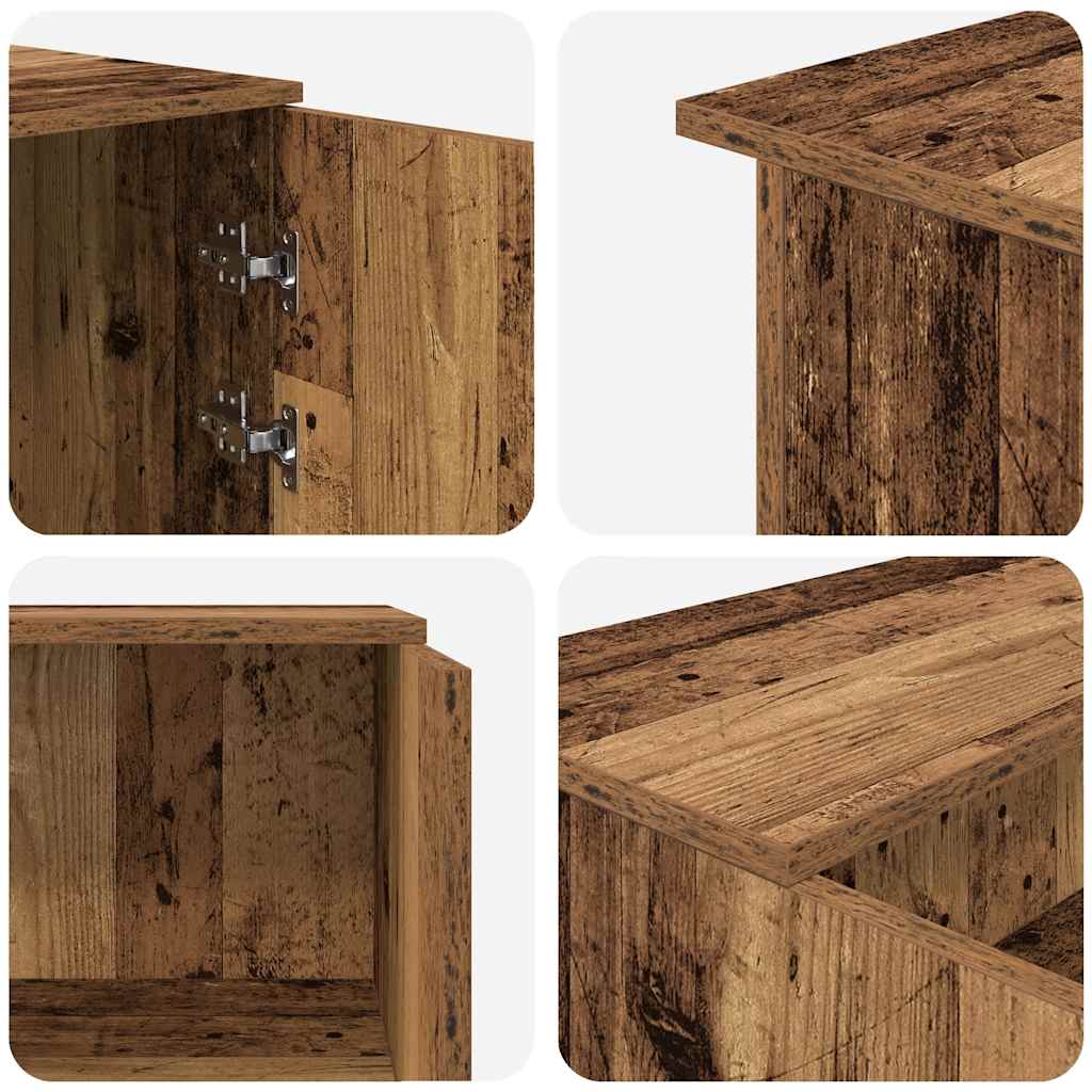 Empfangstheke Altholz-Optik 200x50x103,5 cm Holzwerkstoff