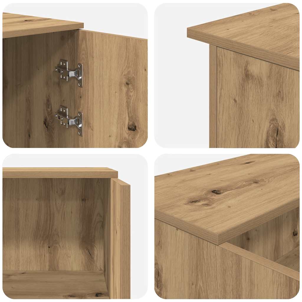 Empfangstheke Artisan-Eiche 200x50x103,5 cm Holzwerkstoff