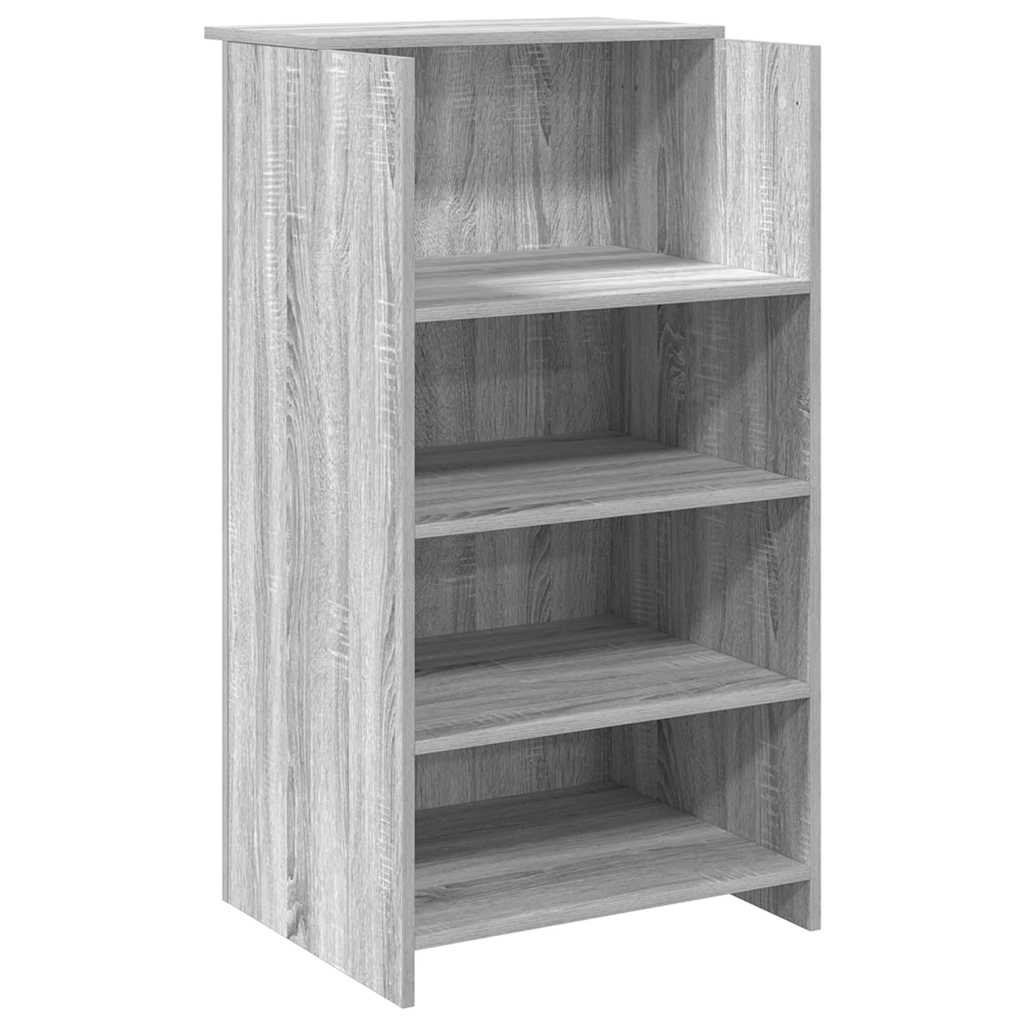 Empfangstheke Grau Sonoma 155x50x103,5 cm Holzwerkstoff