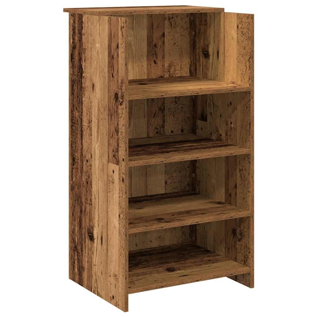 Empfangstheke Altholz-Optik 155x50x103,5 cm Holzwerkstoff