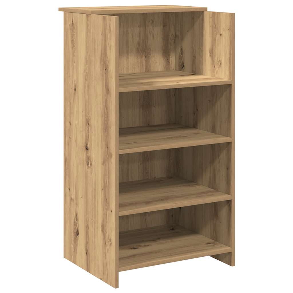 Empfangstheke Artisan-Eiche 155x50x103,5 cm Holzwerkstoff