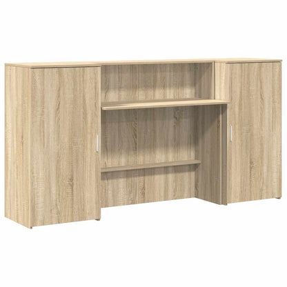 Empfangstheke Sonoma-Eiche 200x50x103,5 cm Holzwerkstoff