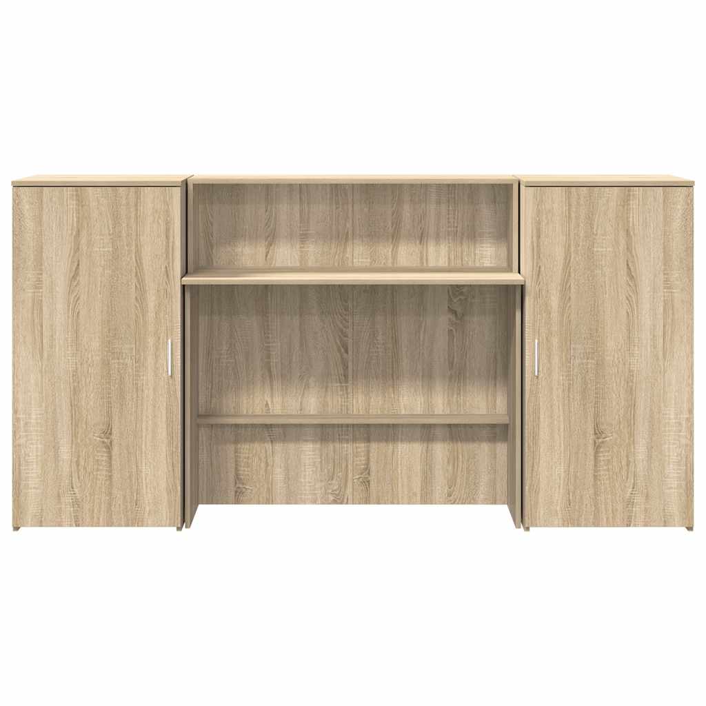 Empfangstheke Sonoma-Eiche 200x50x103,5 cm Holzwerkstoff