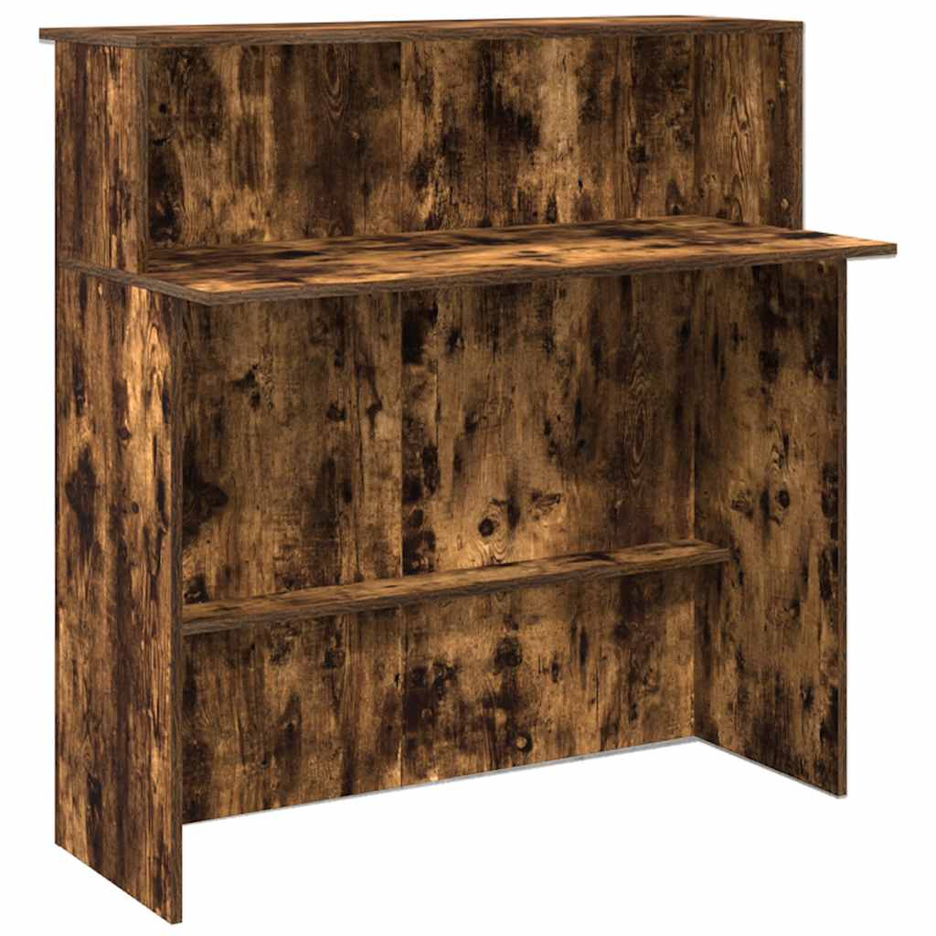 Empfangstheke Räuchereiche 200x50x103,5 cm Holzwerkstoff