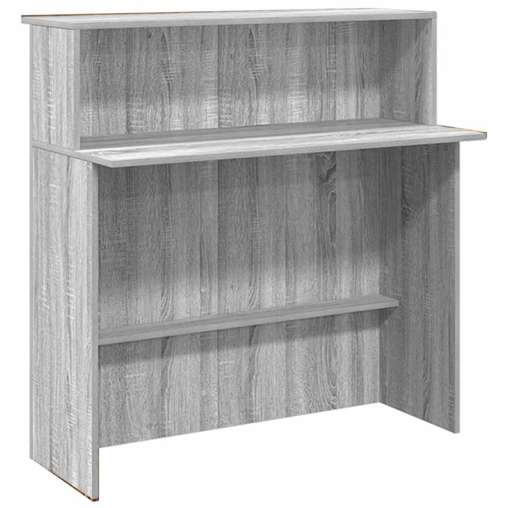 Empfangstheke Grau Sonoma 200x50x103,5 cm Holzwerkstoff