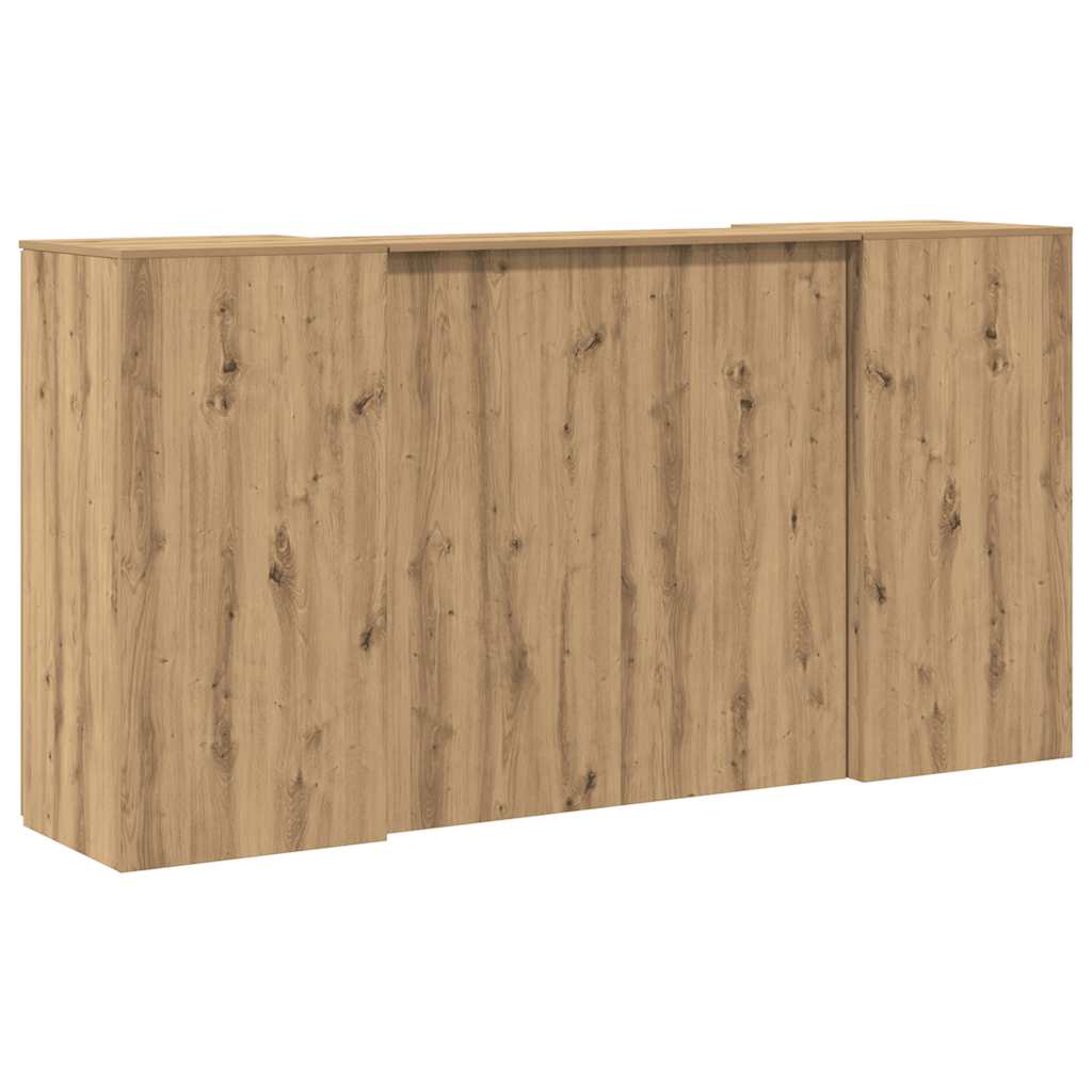 Empfangstheke Artisan-Eiche 200x50x103,5 cm Holzwerkstoff