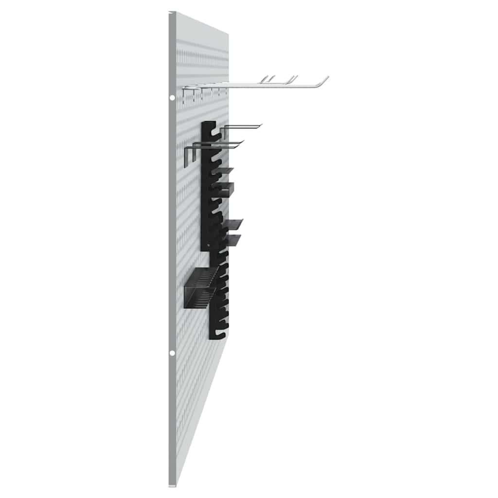 Werkzeugwandpaneel 3 stk. Grau 150 x 1 x 60 cm
