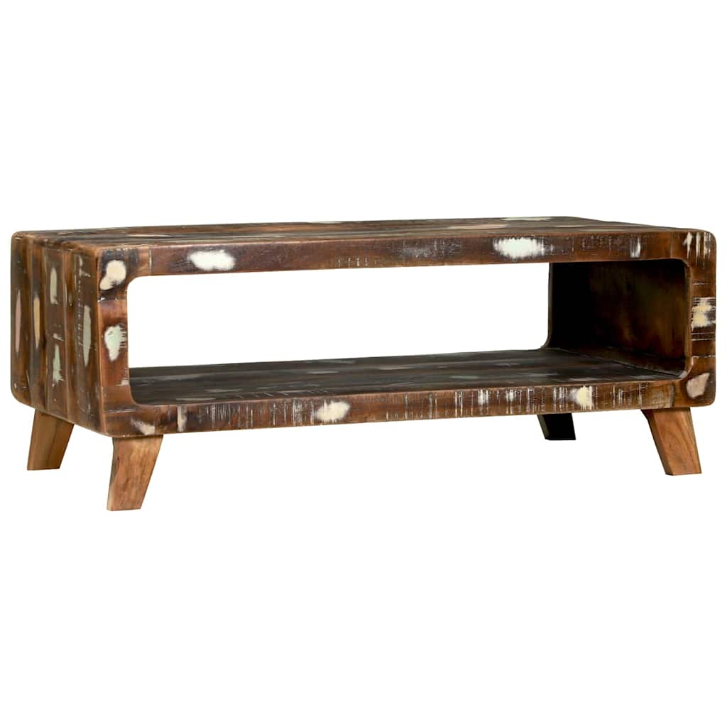 Couchtisch Mehrfarbig 90 x 50 x 35 cm Massives Altholz