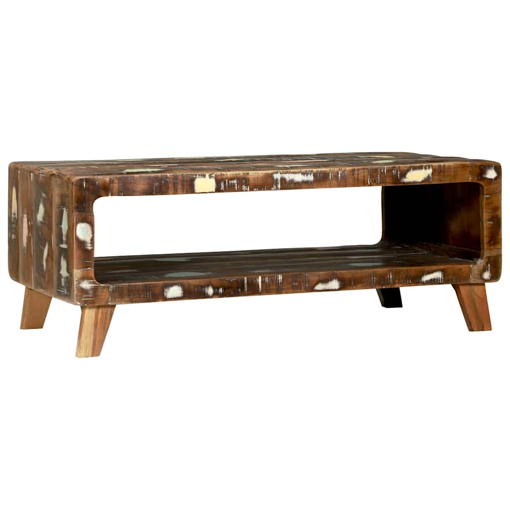 Couchtisch Mehrfarbig 90 x 50 x 35 cm Massives Altholz
