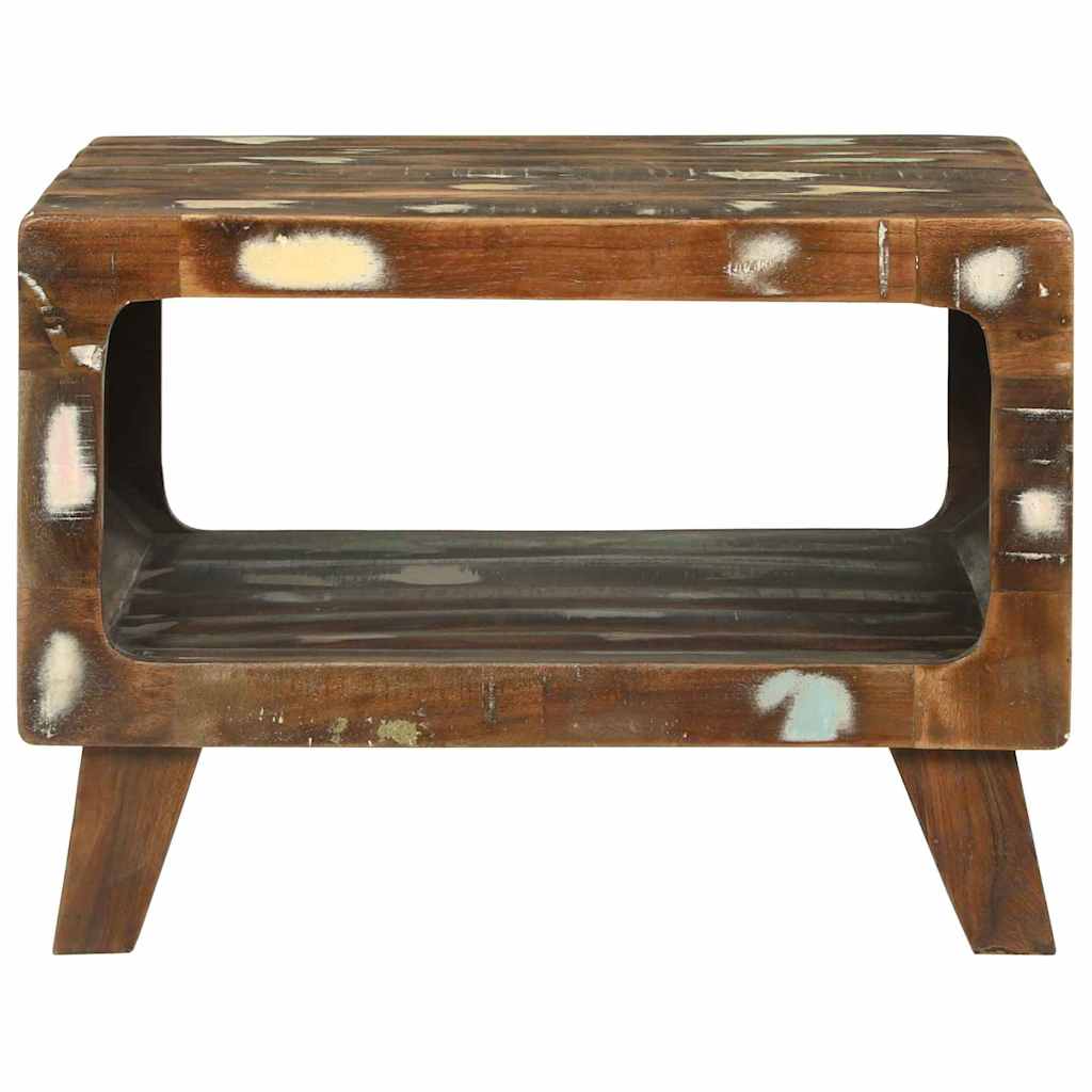 Couchtisch Mehrfarbig 50 x 50 x 35 cm Massives Altholz