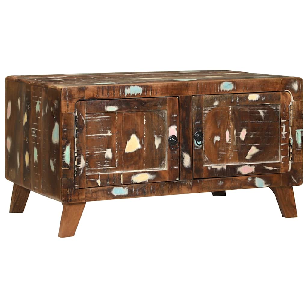 Couchtisch Mehrfarbig 80 x 54 x 45 cm Massives Altholz
