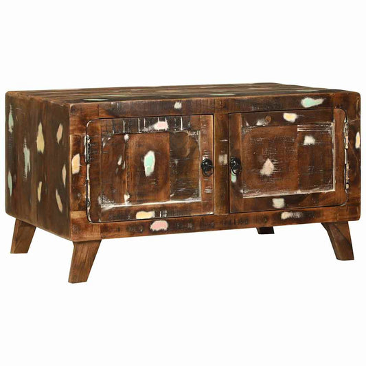 Couchtisch Mehrfarbig 80 x 54 x 45 cm Massives Altholz