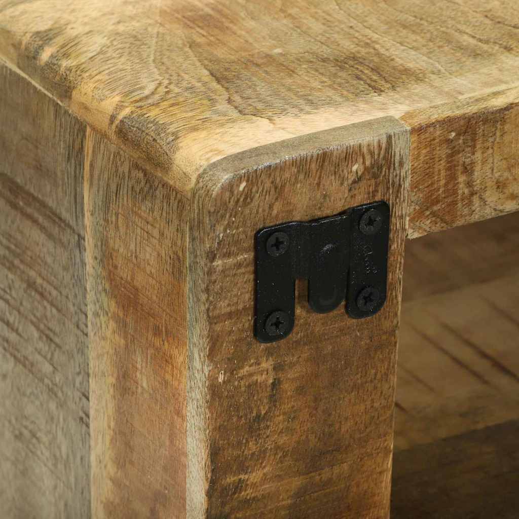 TV-Schrankset 3 stk. Braun 100 x 30 x 32 cm Massivholz Mango