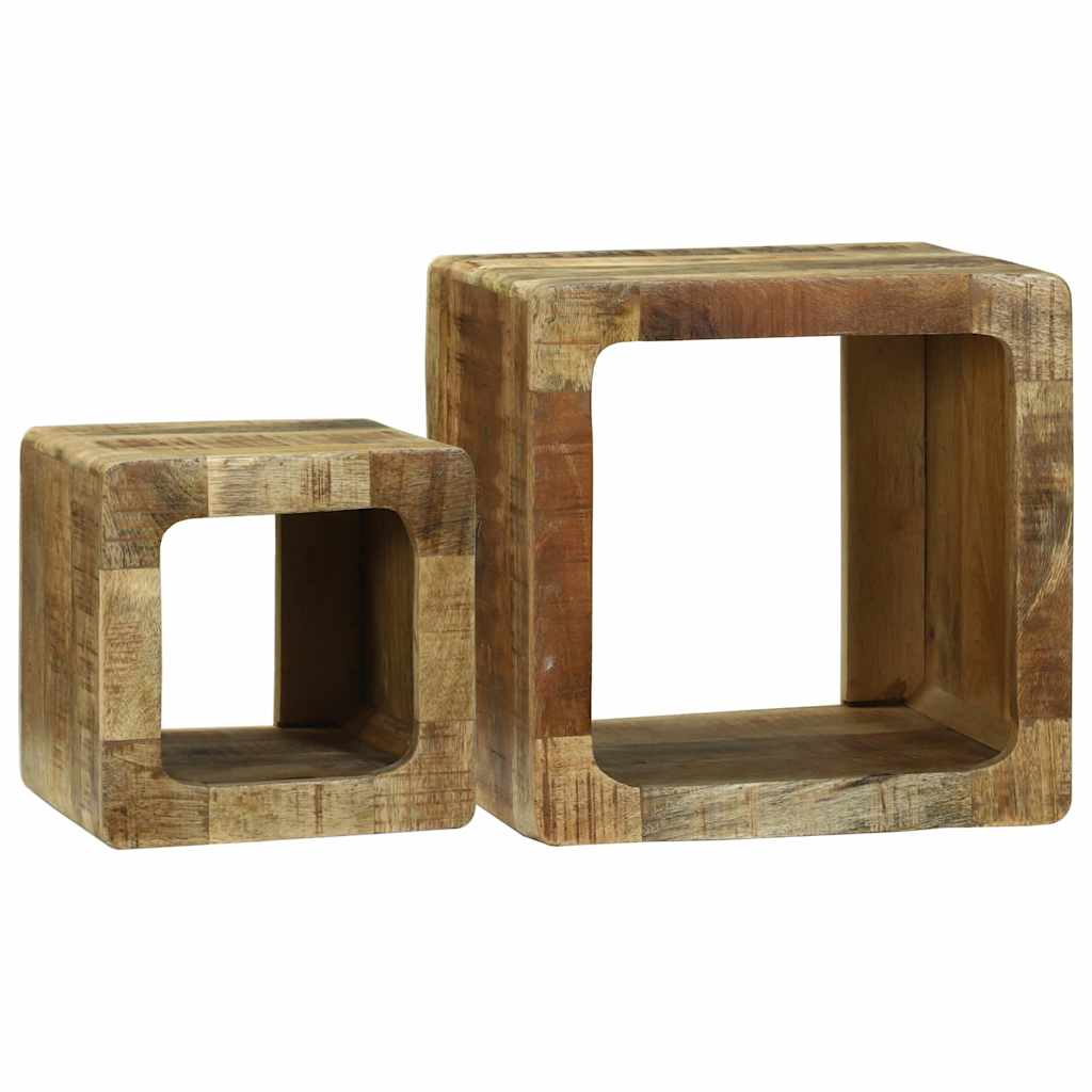 TV-Einheiten 2 stk. Braun 36 x 30 x 36 cm Massivholz Mango