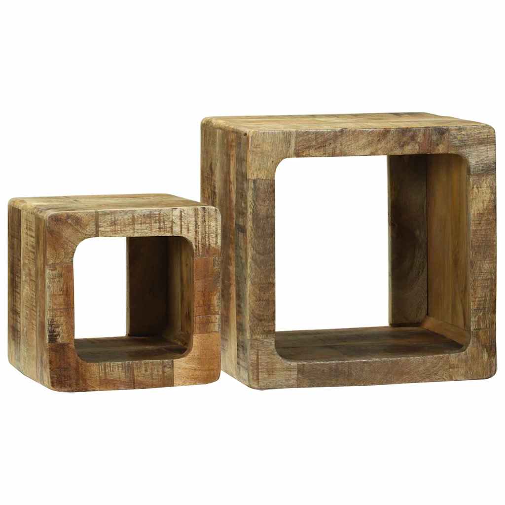 TV-Einheiten 2 stk. Braun 36 x 30 x 36 cm Massivholz Mango