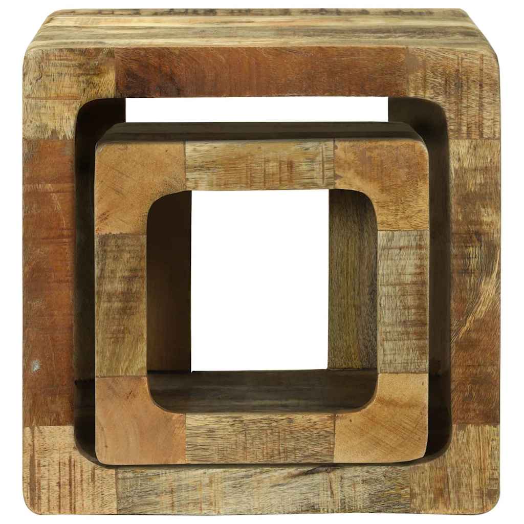 TV-Einheiten 2 stk. Braun 36 x 30 x 36 cm Massivholz Mango