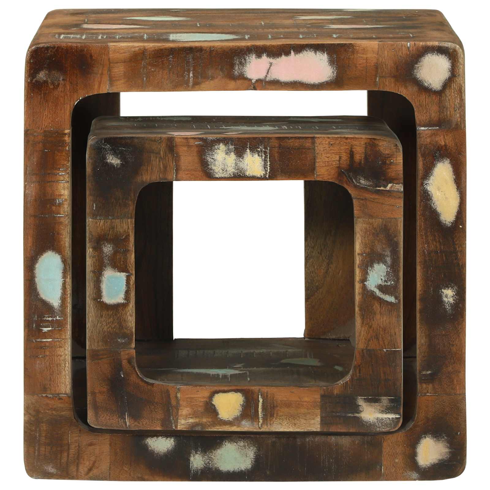 TV-Einheiten 2 stk. Mehrfarbig 36 x 30 x 36 cm