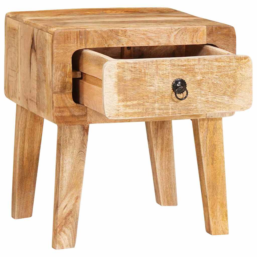 Beistelltisch Braun 40 x 32 x 46 cm Massivholz Mango