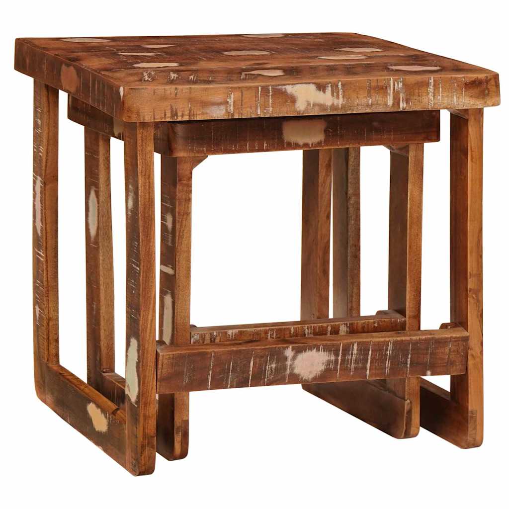 Satztische 2 stk. Braun 46 x 46 x 45 cm