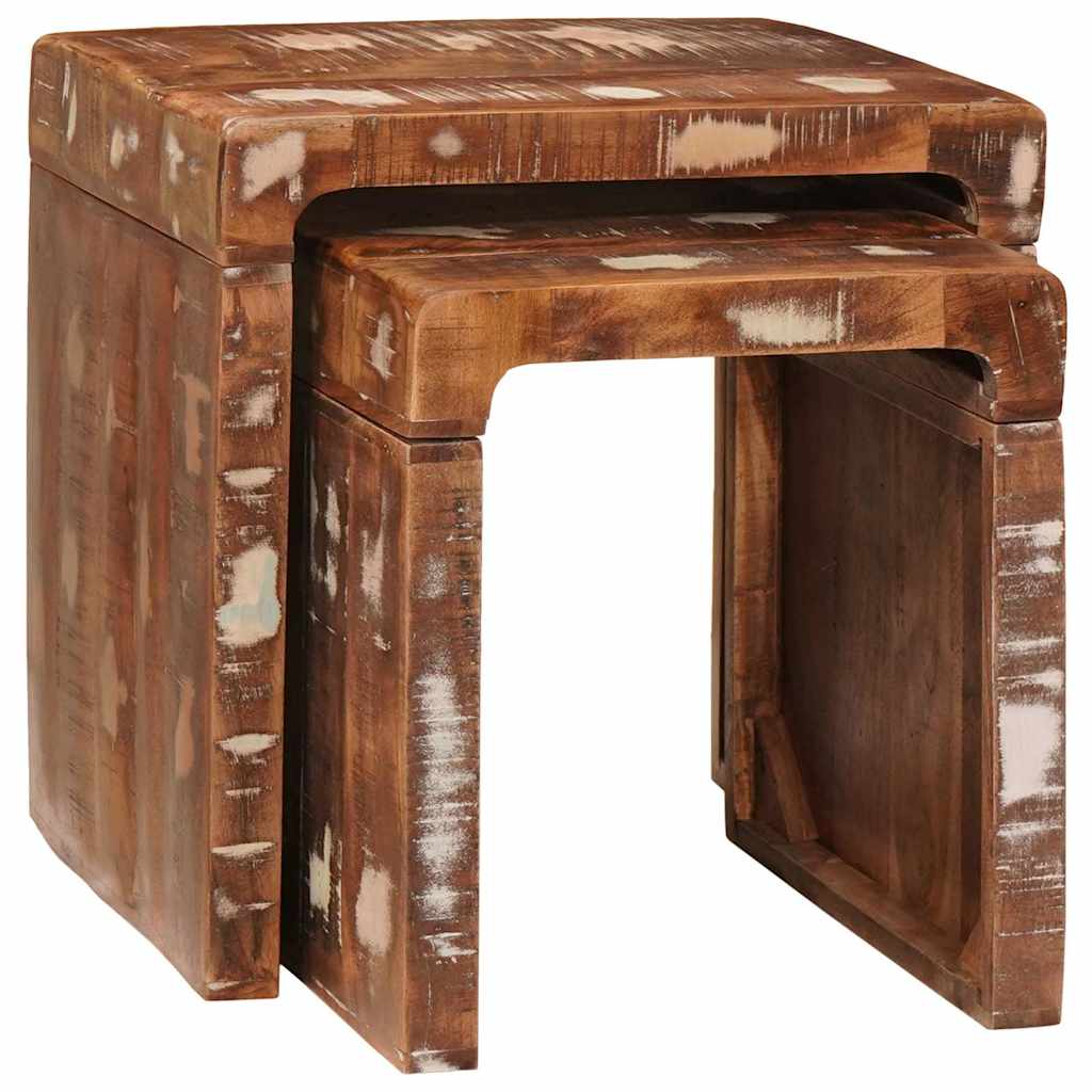 Satztische 2 stk. Braun 46 x 40 x 46 cm