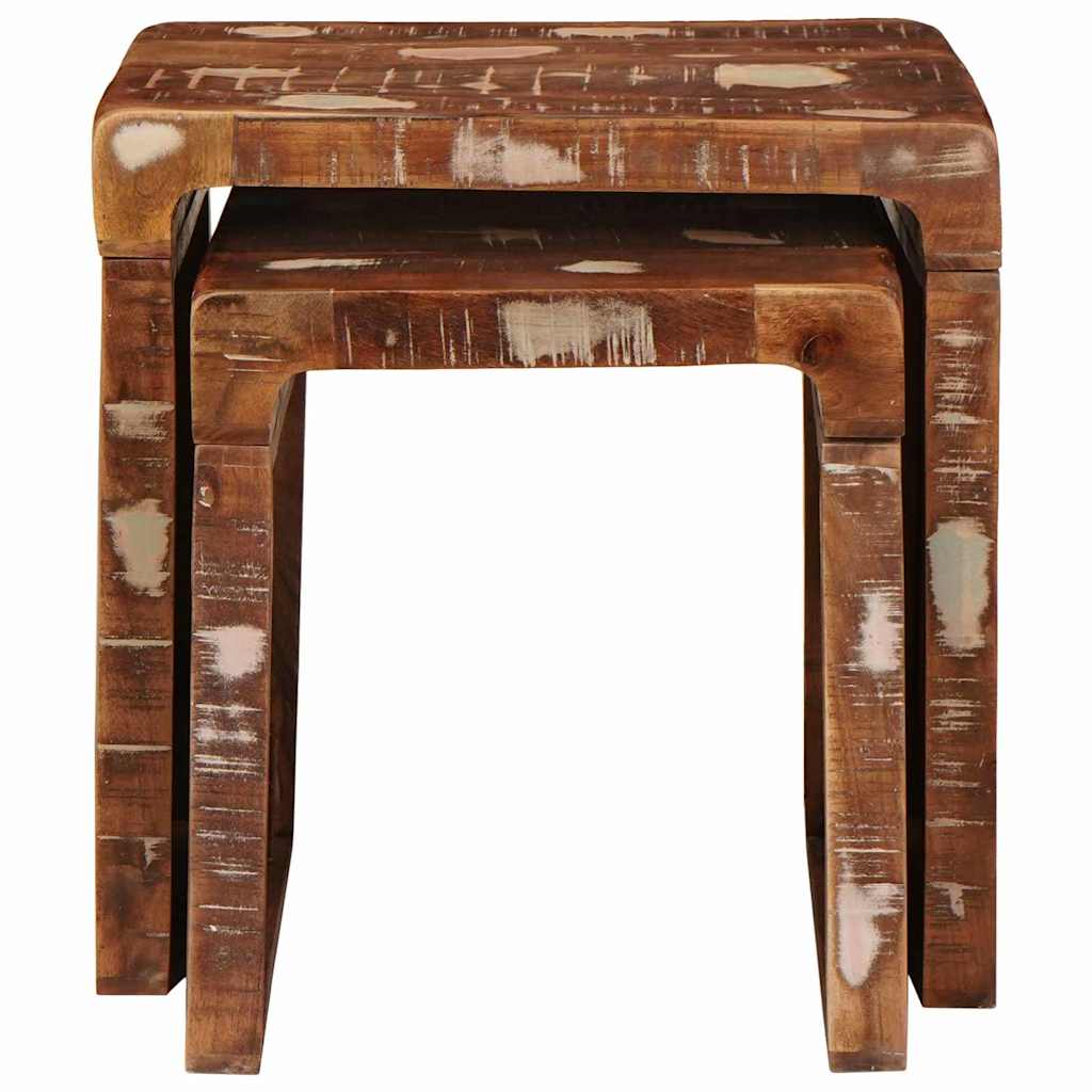 Satztische 2 stk. Braun 46 x 40 x 46 cm