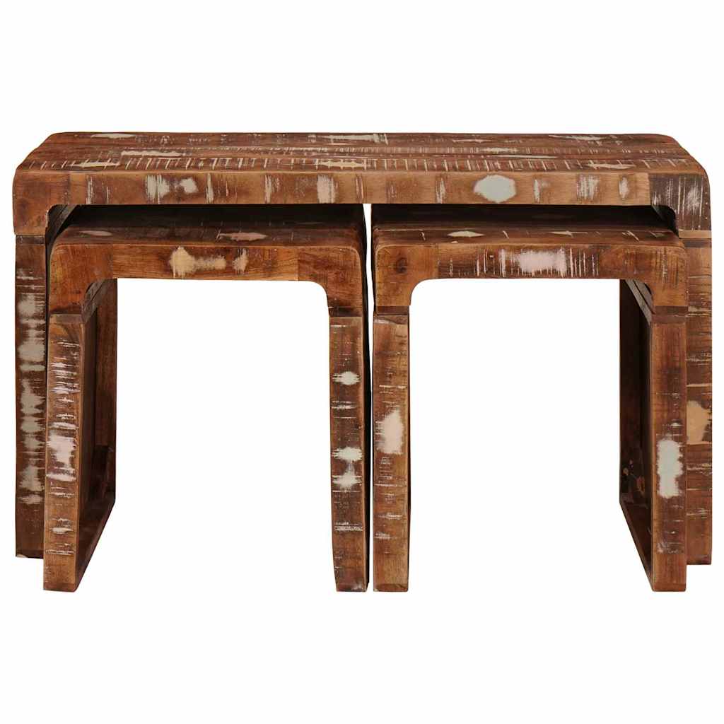 Nestingtisch 3 stk. Braun 82 x 40 x 46 cm