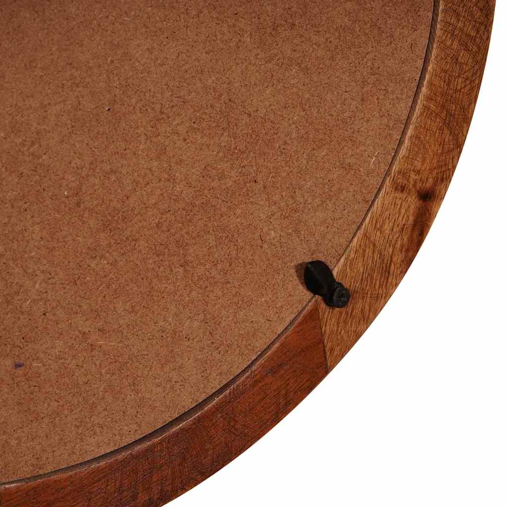 Schminktisch Braun 90 x 76 x 45 cm Massives upgecyceltes Holz