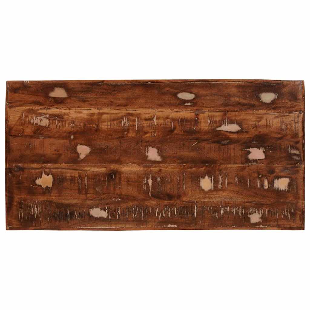 Schminktisch Braun 90 x 76 x 45 cm Massives upgecyceltes Holz