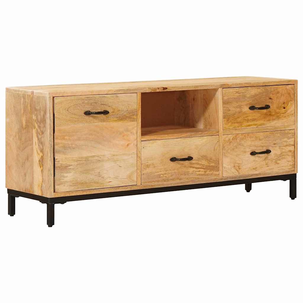 TV-Ständer Braun 110 x 30 x 46 cm Massivholz Mango