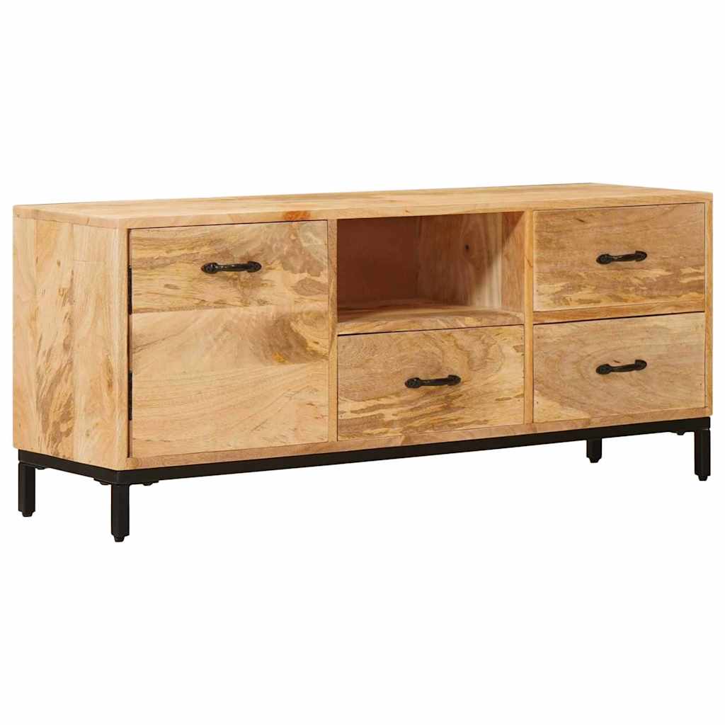 TV-Ständer Braun 110 x 30 x 46 cm Massivholz Mango