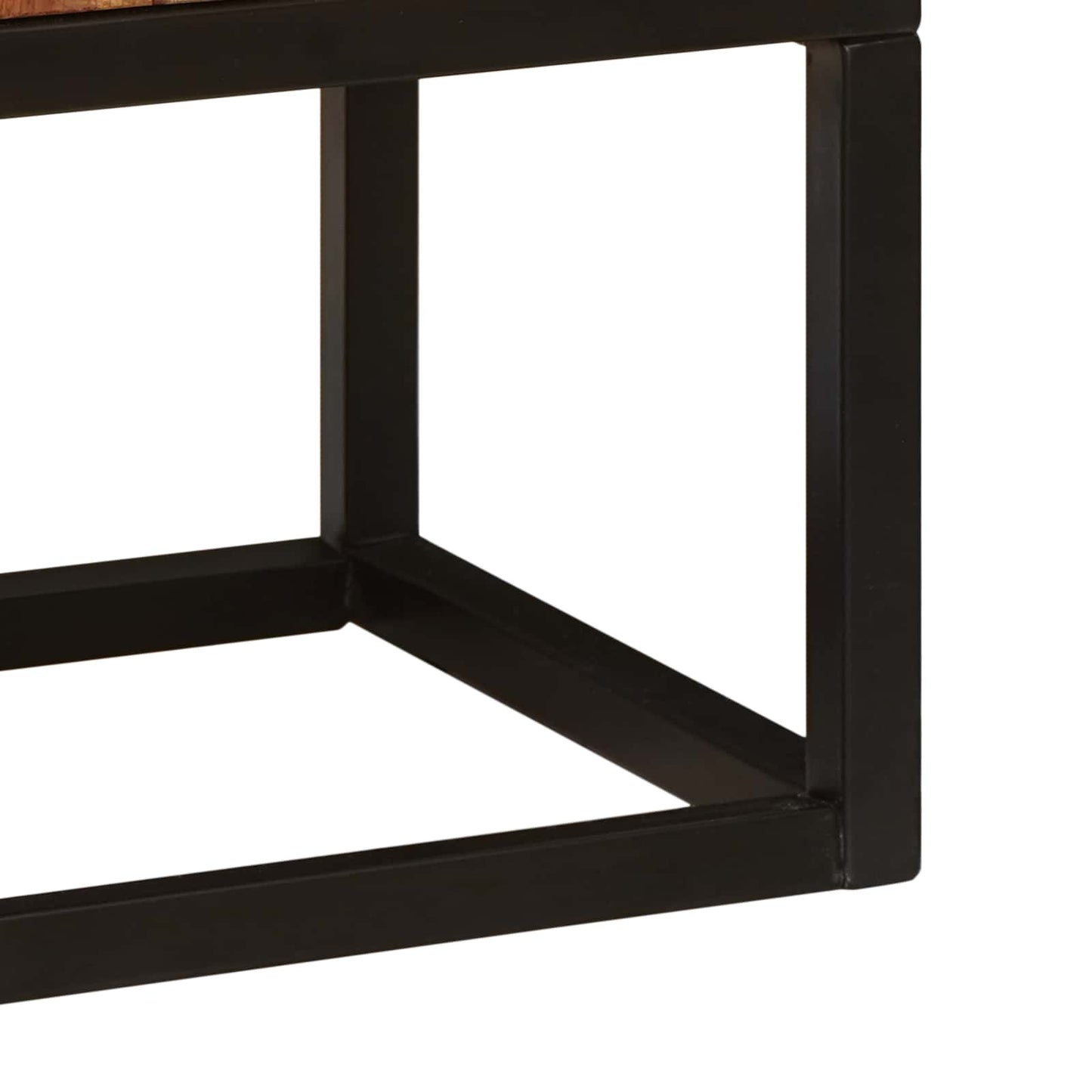 Sideboard mit Tür Beta Natur 70 x 30 x 75 cm Massivholz Akazie
