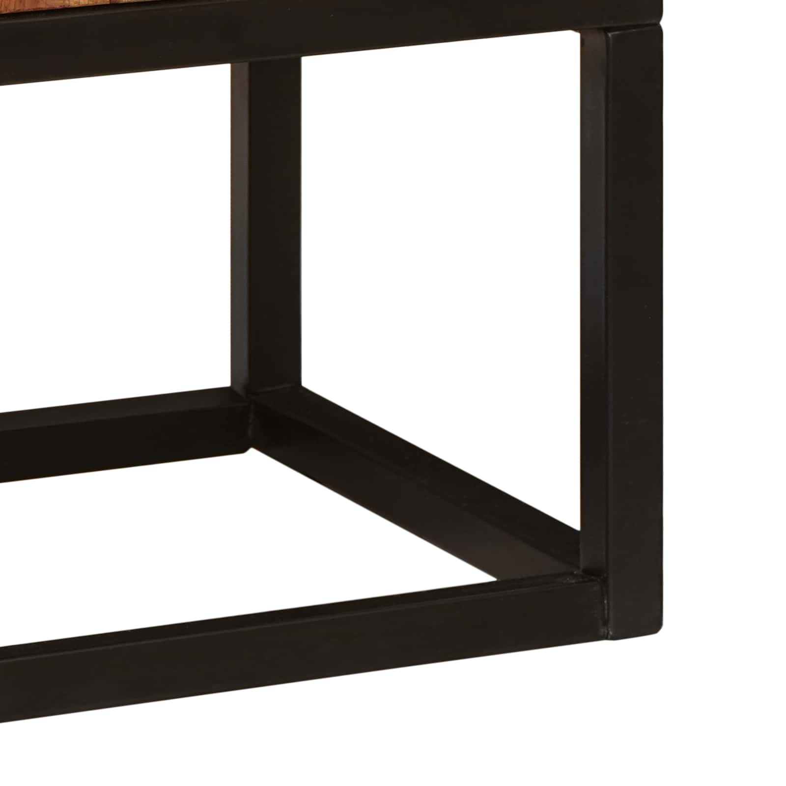 Sideboard mit Tür Beta Natur 70 x 30 x 75 cm Massivholz Akazie