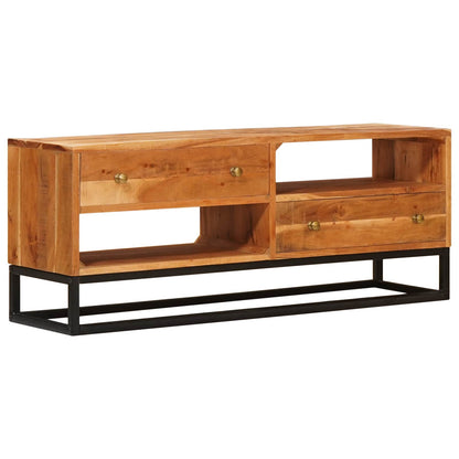 TV-Schränk Natur 110 x 30 x 44 cm Massivholz Akazie
