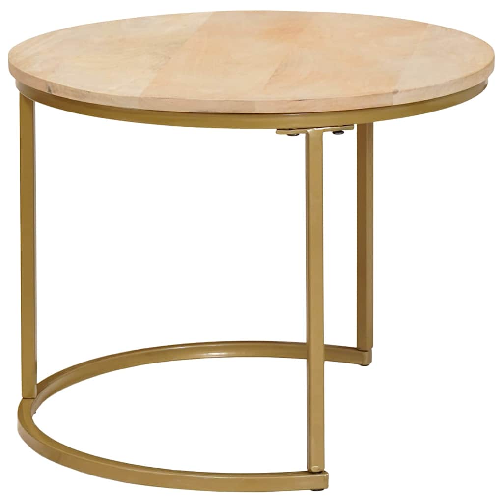 Nesting-Couchtische 3 Stk. Braun 54 x 54 x 40 cm