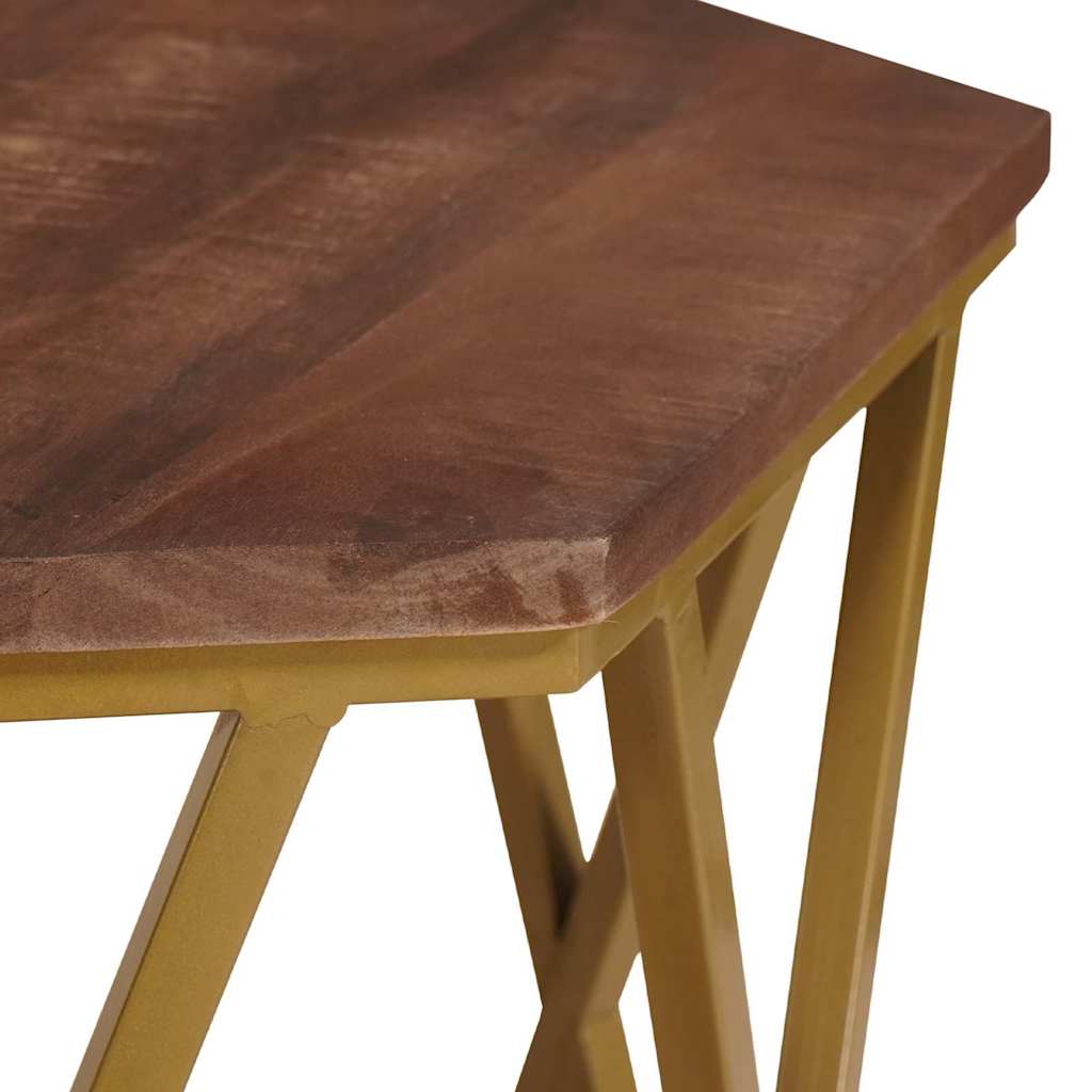 Couchtische Braun 55 x 55 x 50 cm Massivholz Mango