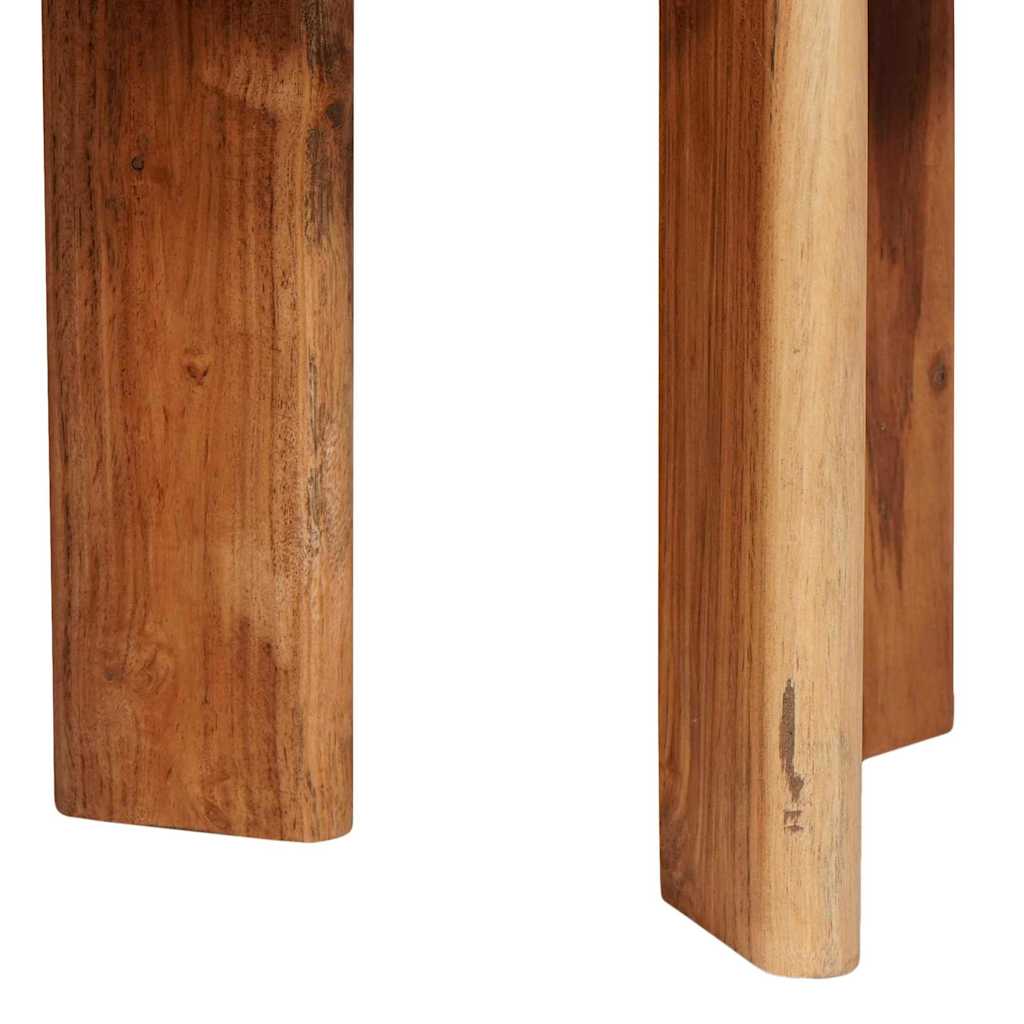 Nesting-Couchtische 2 pcs Braun Massivholz Akazie