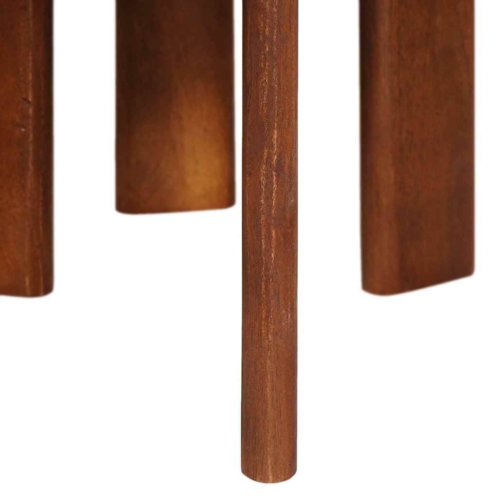 Nesting-Couchtische 3 pcs Honigbraun Massivholz Mango