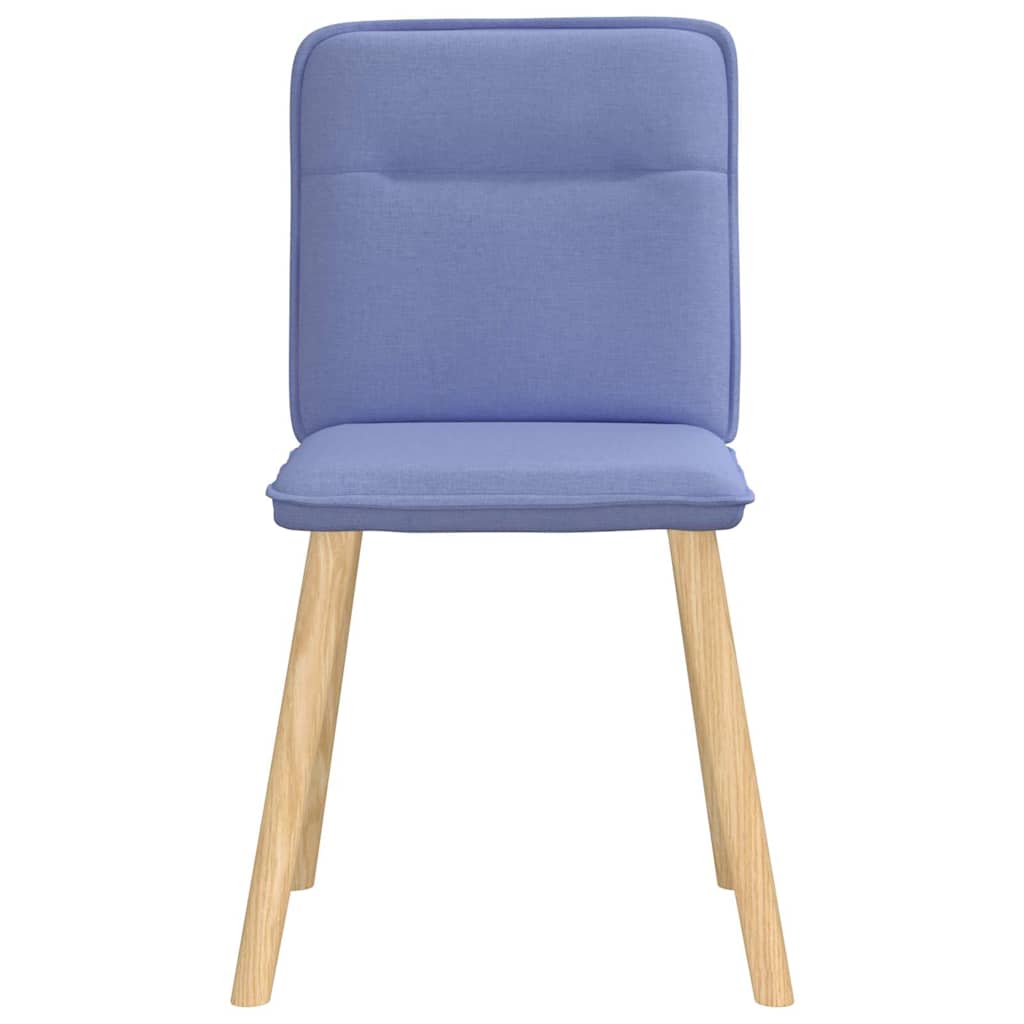 Dining chairs 2 pcs. Denim blue fabric