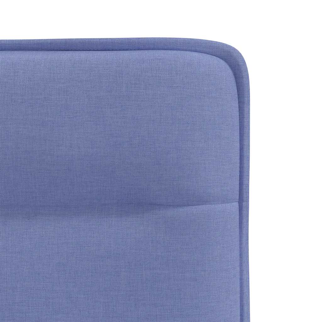 Dining chairs 2 pcs. Denim blue fabric