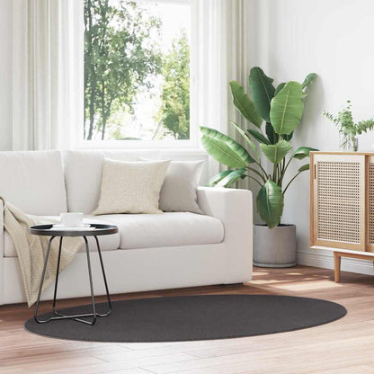 Teppich HUARTE Anthrazit 100 x 200 cm 100 % Polyester