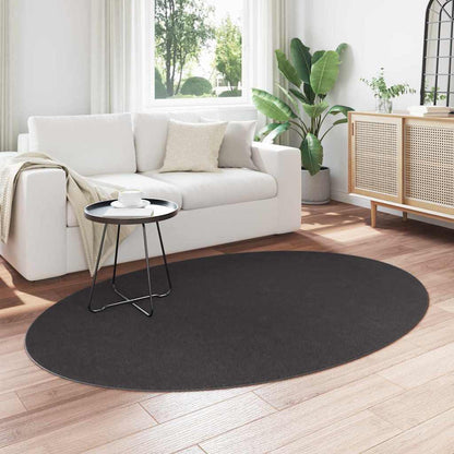 Teppich HUARTE Anthrazit 140 x 200 cm 100 % Polyester