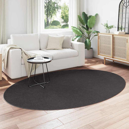 Teppich HUARTE Anthrazit 160 x 230 cm 100 % Polyester