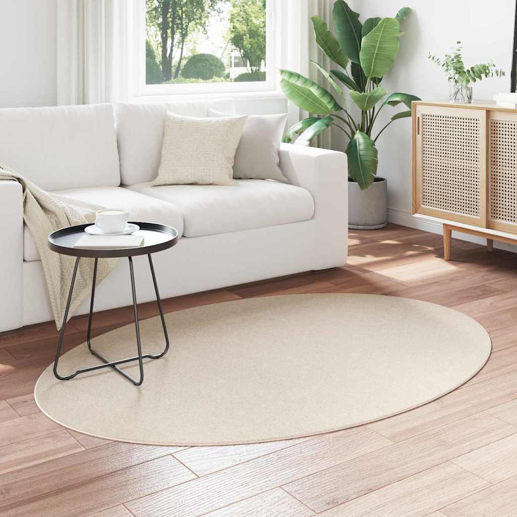 Teppich HUARTE Beige 120 x 170 cm 100 % Polyester