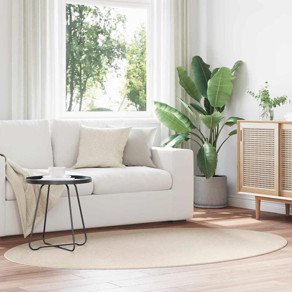 Teppich HUARTE Beige 140 x 200 cm 100 % Polyester