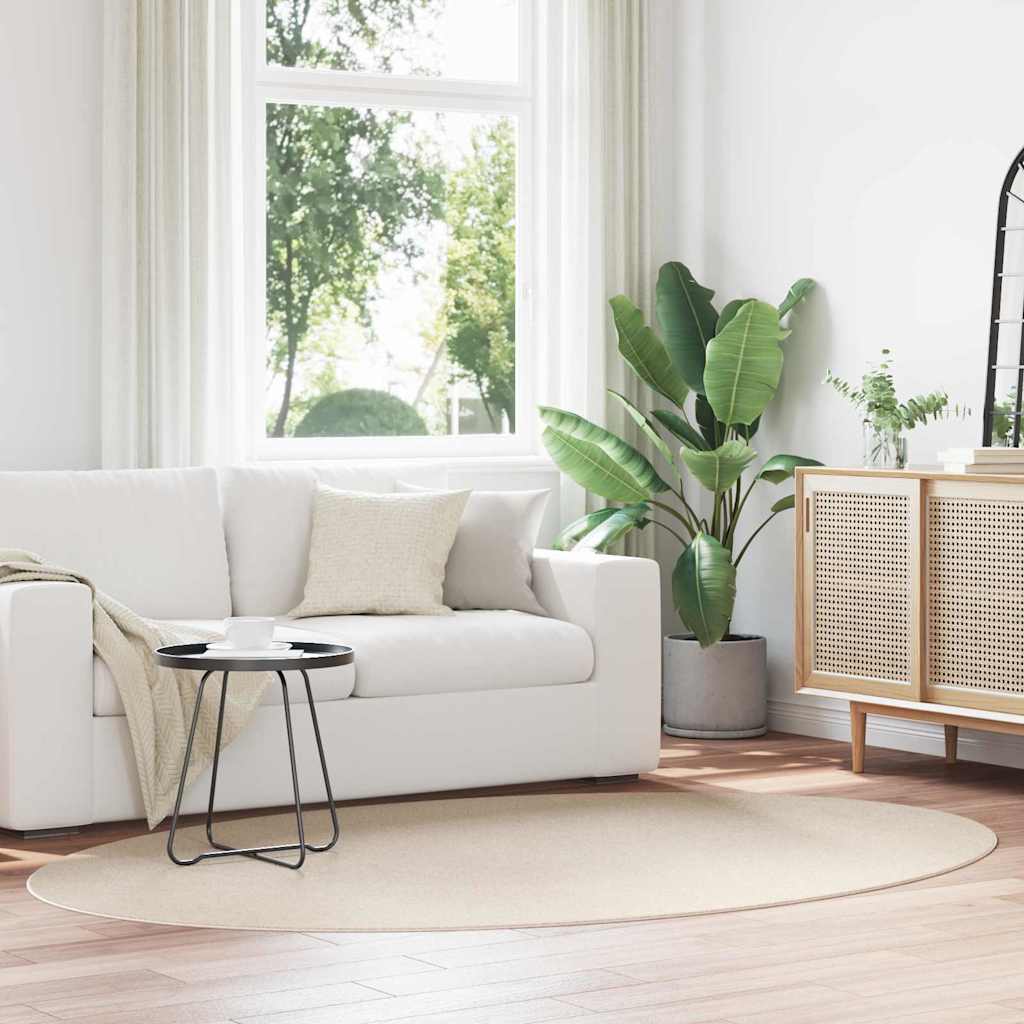Teppich HUARTE Beige 160 x 230 cm 100 % Polyester