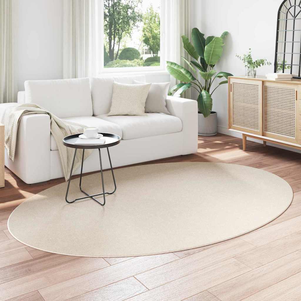 Teppich HUARTE Beige 160 x 230 cm 100 % Polyester