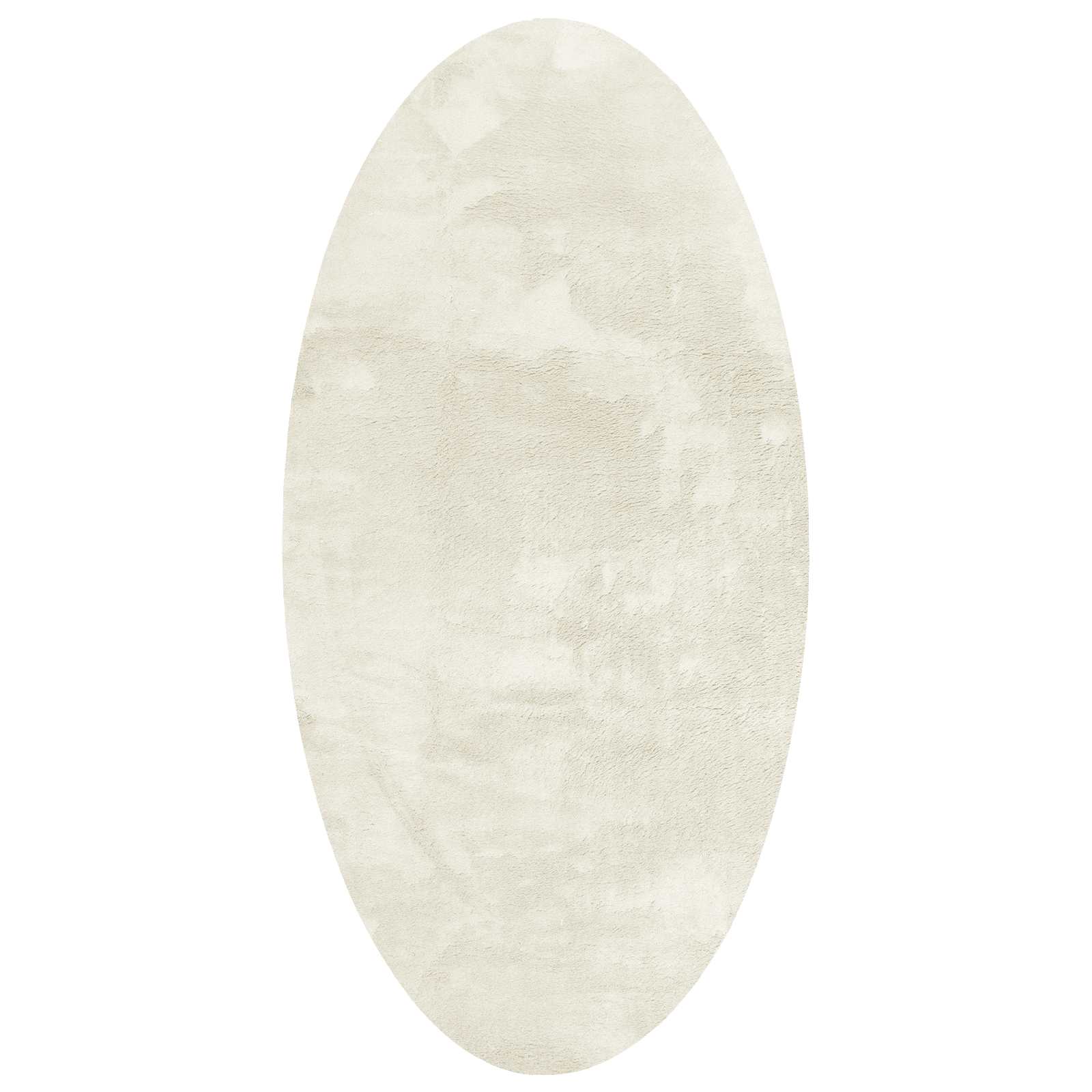 Teppich HUARTE Creme 80 x 150 cm 100 % Polyester