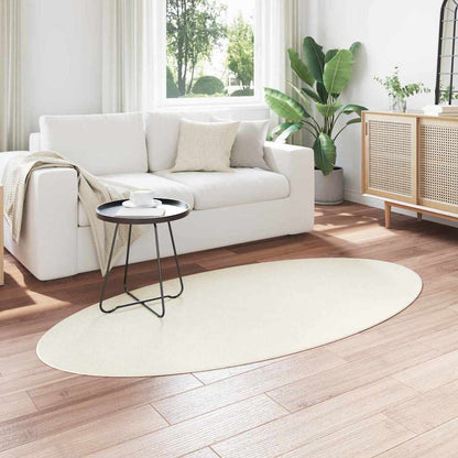 Teppich HUARTE Creme 100 x 200 cm 100 % Polyester